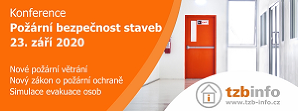Konference TZB-info - 23.9.2020 - "Požární bezpečnost staveb"